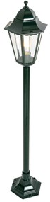 Candeeiro de pé clássico para exterior verde escuro 125 cm IP44 - Nova Orleans Clássico / Antigo