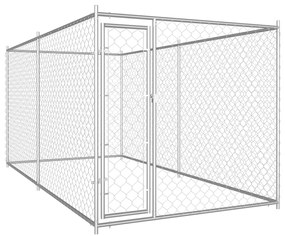 vidaXL Canil de exterior 382x192x185 cm