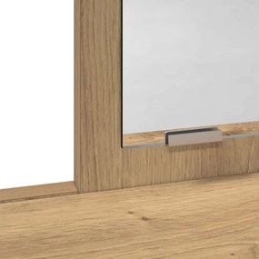 Mesinha de Maquilhagem com Gavetas Carvalho Artisan 100x41x140 cm