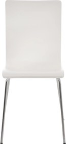 Conjunto de 2 cadeiras de cozinha e sala de jantar Pepe 43 x 87 x 47 cm Branco