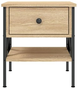 Mesa de cabeceira 40x42x45 cm derivados madeira carvalho sonoma
