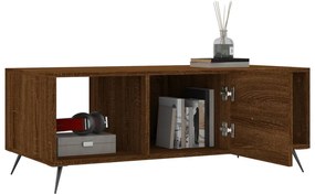 Mesa de centro 102x50x40 cm derivados madeira carvalho castanho