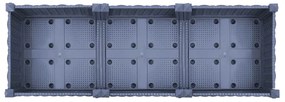 Canteiro elevado 120x40x23 cm polipropileno