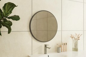 Espelho Ozze – Antracite – 60x60 cm