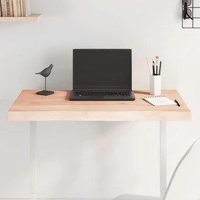 vidaXL Tampo de mesa c/ bordas vivas carvalho maciço não tratado