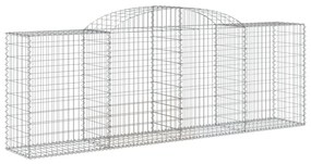 Cestos gabião arqueados 9pcs 300x50x100/120cm ferro galvanizado