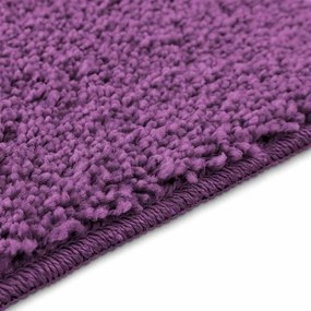 Tapete de Banho Retangular Roxo 50x80 cm Polipropileno Antiderrapante