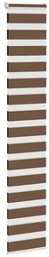 vidaXL Cortina de zebra 40x200 cm largura do tecido 35,9 cm poliéster