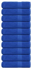 Toalhas de banho 10 pcs 100x150 cm 360 gsm 100% algodão azul