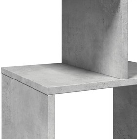 Estante 92x29x188 cm derivados de madeira cinzento cimento