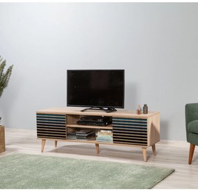 TV Stand Truva – Carvalho Sonoma – 140 cm x 50 cm x 40 cm