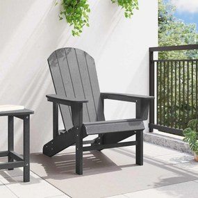 Cadeira Adirondack Cinzento Claro 74x82x91 cm HDPE