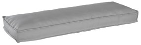 vidaXL Almofada de Palete para Banco Cinza 120x40x8 cm Tecido Oxford