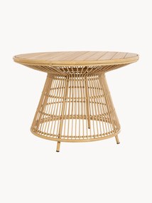 Mesa redonda para jardim em madeira de teca Tavolo, Ø 110 cm