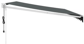 Toldo retrátil automático 5x3 m antracite