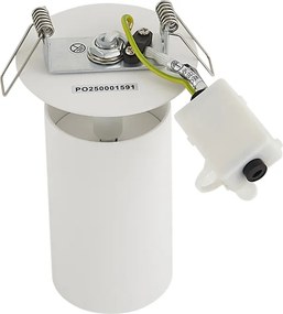 Foco embutido moderno branco GU10 50mm IP44 - Chels