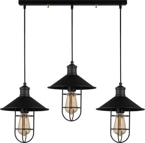 Candeeiro Ayazma – Preto – 94 x 24 cm