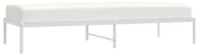 Estrutura de cama 80x200 cm metal branco