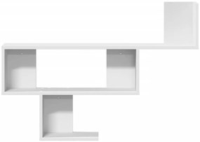 Prateleira de parede 100x15x70 cm derivados de madeira branco