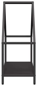 Suporte para lenha 60x25x60 cm aço laminado a frio preto
