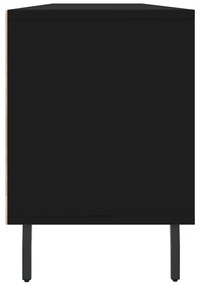 Móvel de TV 150x30x44,5 cm derivados de madeira preto