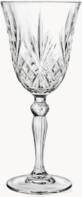 Copos de vinho branco de cristal Melodia, conjunto de 6
