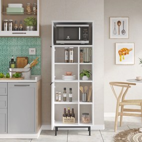 Armário de Cozinha ON10A – Branco – 160 cm x 45,1 cm x 35,5 cm