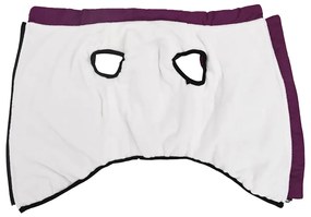casaco para cães com arnês impermeável reflexivo roxo L44