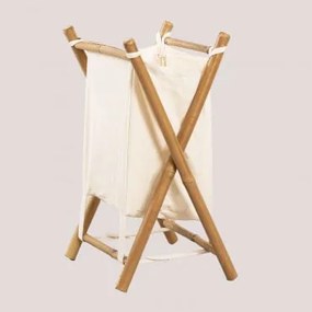 Cesto De Roupa De Bambu Tubai Bambu - Sklum