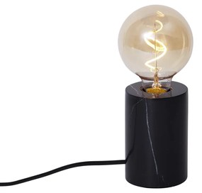 Candeeiro de Mesa Moderno Mármore Preto - Marissa Moderno