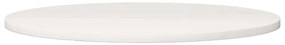 Tampo de mesa pinho maciço Ø90x2,5 cm branco