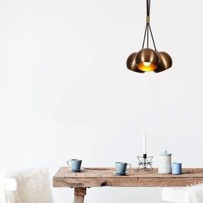 Chandelier Sivani – Vintage – Diâmetro 30 cm, Altura 108 cm