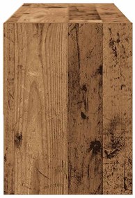 Sapateira empilháveis 89,5x30x40 cm madeira velha