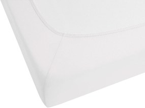Lençol-capa em algodão branco 180 x 200 cm HOFUF Beliani
