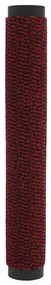 Tapete controlo pó retangular tufado 2pcs 40x60cm vermelho