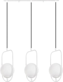 Candeeiro Suspenso Skew – Branco – 80 cm x 185 cm