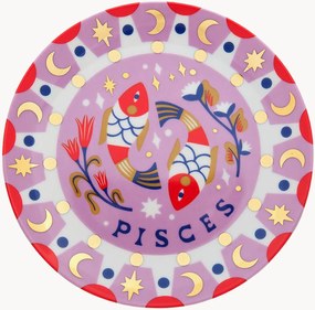 Prato de sobremesa em porcelana Pisces