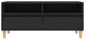 Móvel de TV 100x34,5x44,5 cm derivados de madeira preto