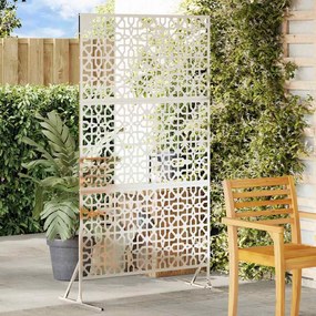 vidaXL Protetor de Privacidade Cinzeto 100 x 50 x 180 cm Aço