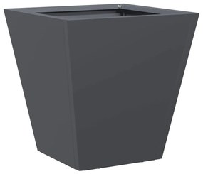 Vaso/floreira de jardim 30x30x30 cm aço antracite