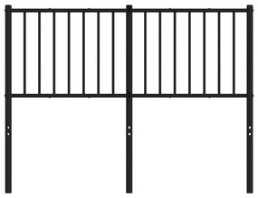 Cabeceira de cama 120 cm metal preto