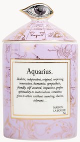 Vela perfumada artesanal Aquarius (incenso e patchouli)