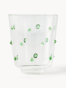 Copos em vidro borossilicato artesanais Nob, conjunto de 2
