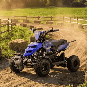 Mini moto 4 gasolina para crianças 49cc Raptor R4 Azul