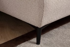Sofá-cama de canto Aren – Bege e Canela – 150 x 260 cm