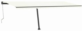 Toldo automático independente 600x300 cm cor creme