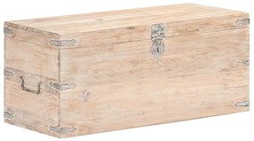 vidaXL Baú 90x40x40 cm madeira de acácia maciça