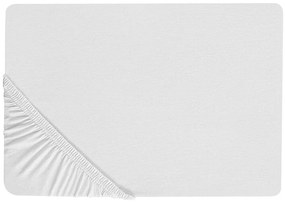 Lençol-capa em algodão branco 180 x 200 cm HOFUF Beliani