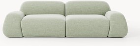 Sofá modular em bouclé Wolke (3 lugares)