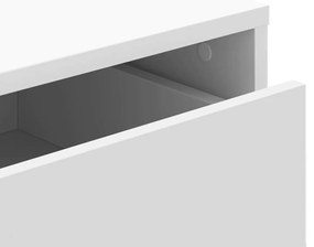 Cómoda com 3 Gavetas - 40x41x58 cm - derivados de madeira - branco